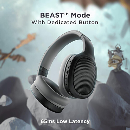 boAt Rockerz 460 Wireless Headphones - Active Black, 1 pc  