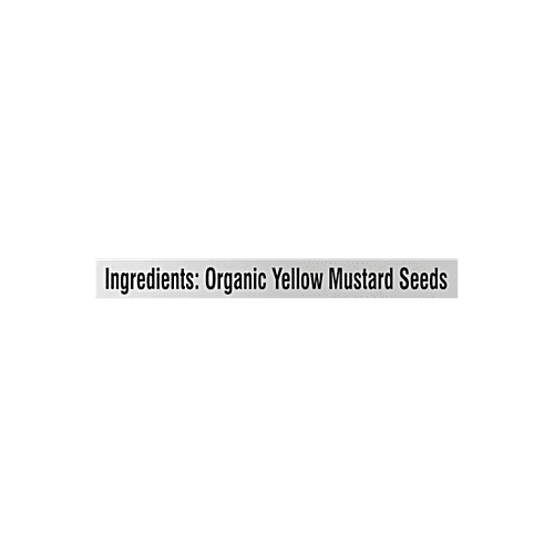 Natureland Organics Mustard Seeds Yellow, 150 g