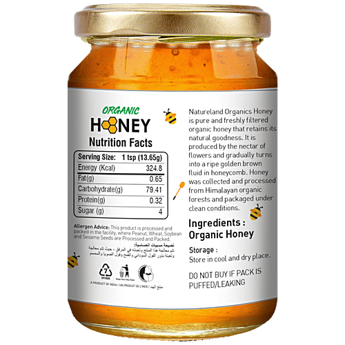 Natureland Organics Honey, 250 g
