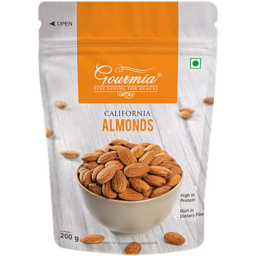Gourmia California Almonds, 200 g