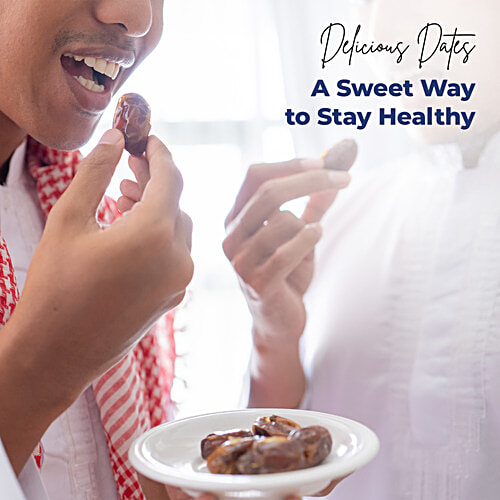 Happilo Essentials Golden Royal Zahidi Dates, 500 g  