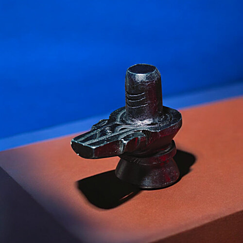 House of Festivals Stone Shivling - Black, 1 pc
