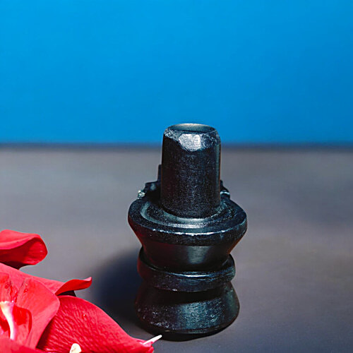 House of Festivals Stone Shivling - Black, 1 pc