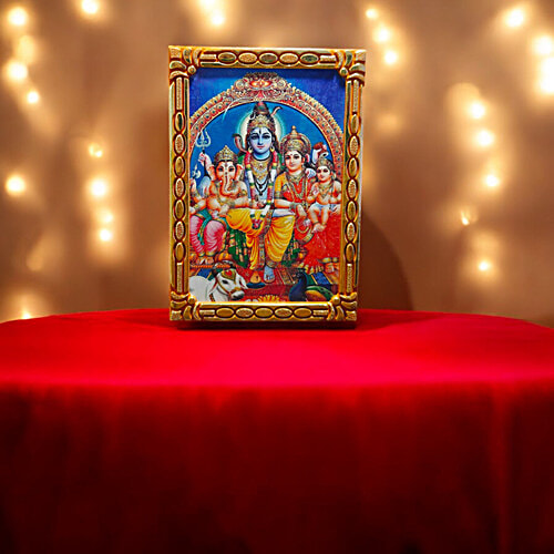 House of Festivals Shiv Parvati Photo Frame, 1 pc  