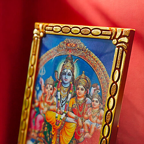 House of Festivals Shiv Parvati Photo Frame, 1 pc  