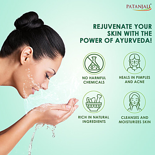 Patanjali Saundarya Neem Tulsi Face Wash, 100 g  