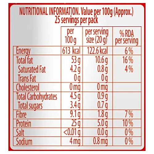 Borges Almonds Roasted, 500 g