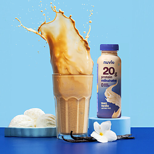 Nuvie Lactose Free Vanilla Protein Milkshake, 250 ml