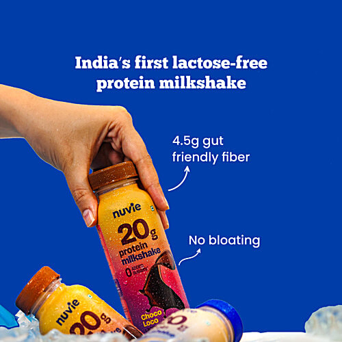 Nuvie Lactose Free Vanilla Protein Milkshake, 250 ml