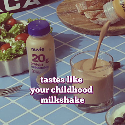 Nuvie Lactose Free Vanilla Protein Milkshake, 250 ml