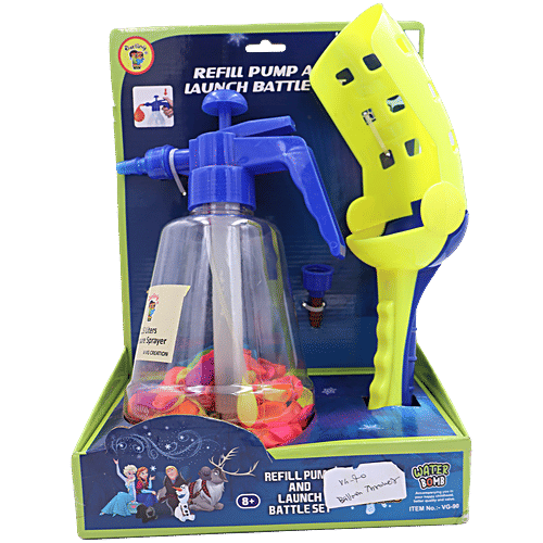 Darling Toys Multicolour Ballons With Pressure Sprayer, Pack of 1 (1.5 L)