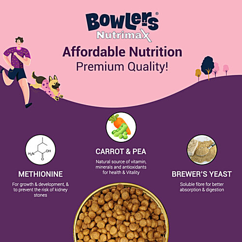 Bowlers Nutrimax Chicken & Milk Dry Food For Puppy, 1.2 kg  For All Breeds