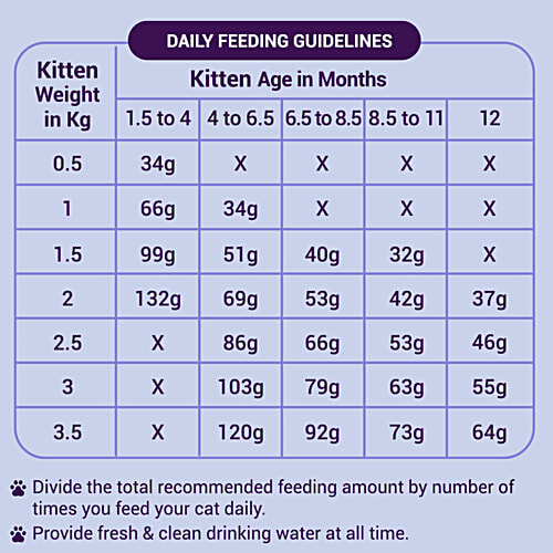 Purrfeto Chicken & Rice - Dry Kitten Food, 1.2 kg