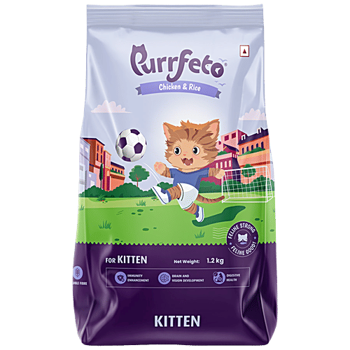 Purrfeto Chicken & Rice - Dry Kitten Food, 1.2 kg