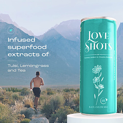 Love Shots Natural Energy & Stamina Booster Dietary Supplement, 250 ml Can