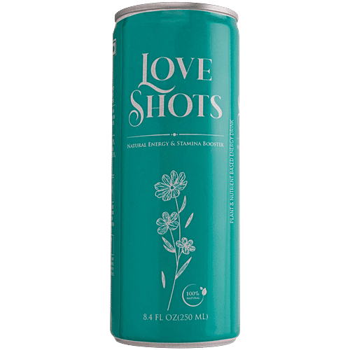 Love Shots Natural Energy & Stamina Booster Dietary Supplement, 250 ml Can