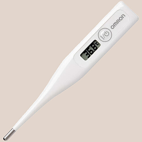 Omron MC-246 Digital Thermometer, 1 pc Carton Professional accuracy, Last reading recall, Measures in Fahrenheit and Celsius