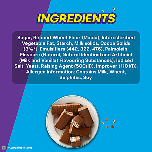 Cadbury Perk Chocolate Coated Wafer Bar, 40 g  