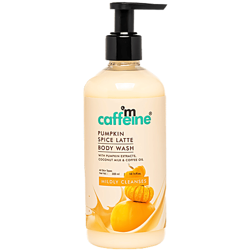 mCaffeine Pumpkin Spice Latte Body Wash, 300 ml  
