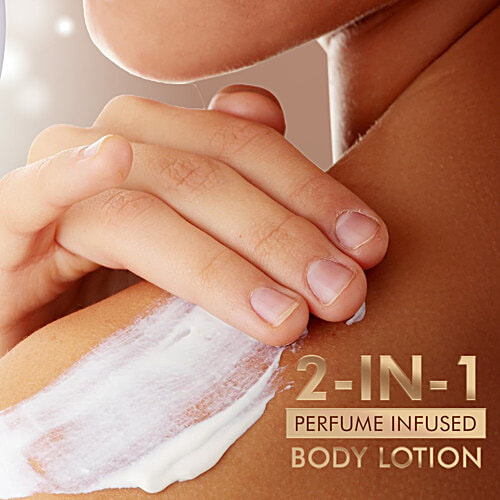 mCaffeine Summer Breeze Perfume Body Lotion - Fresh Aquatic Fragrance, 300 ml  