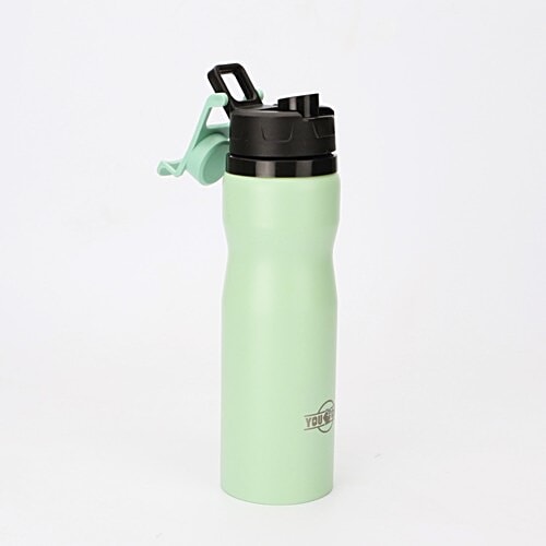 Hoom 304 Grade Stainless Steel Flip-Top Cap Water Bottle - Green, 710 ml  