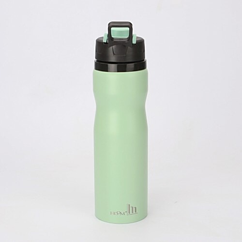 Hoom 304 Grade Stainless Steel Flip-Top Cap Water Bottle - Green, 710 ml  