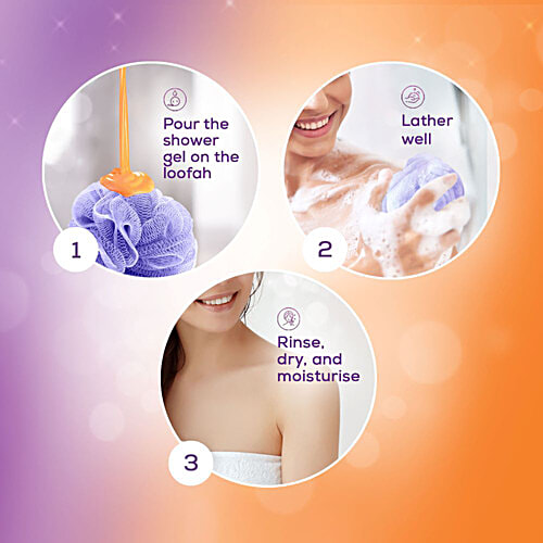 Santoor Sandalwood & Gardenia Shower Gel, 750 ml  For Moisturised Skin