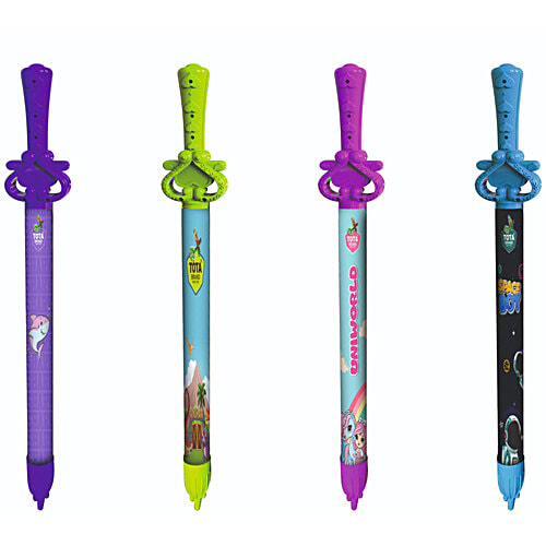 Tota 3D Heart Pipe Pichkari - Blue Colour, 1 pc