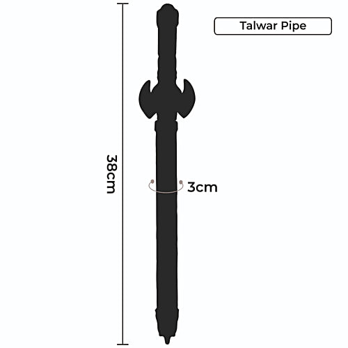 Tota 3D Heart Pipe Pichkari - Blue Colour, 1 pc