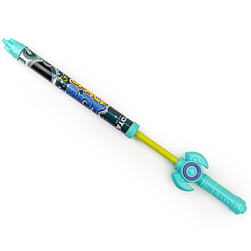 Tota 3D Heart Pipe Pichkari - Blue Colour, 1 pc