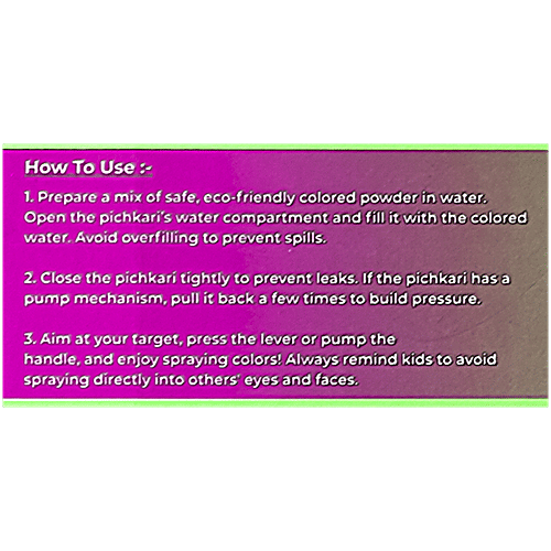 Tota Kungfu Pichkari Fan, Shower + Zig Zag, 1 pc (Set of 3) 