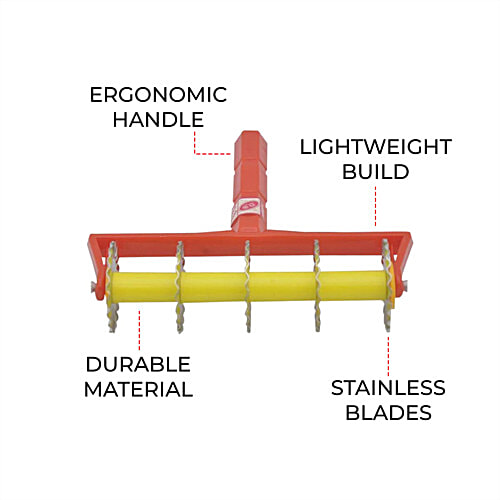 DS Handle Shankarpali Cutter Belan With Stainless Steel Blades - For Mithai, Kaju Katli, 1 pc Ergonomic Handle, Lightweight Build, Durable Material, Stainless Blades