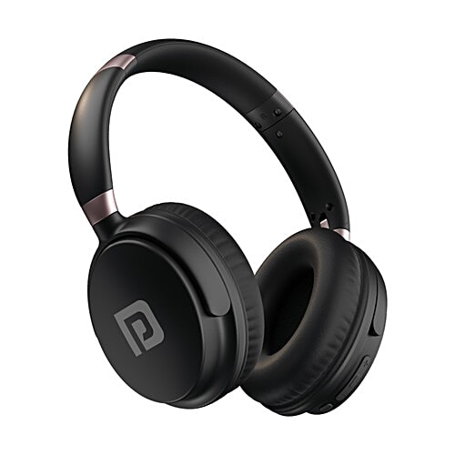 Portronics Muffs M3 Over-Ear Headphones - With ANC Enabled, 1 Unit  Up to 40 Hours Playtime, In-Built Mic, 40mm Driver, Powerful Bass, Soft Ear Cushion, BT 5.3V, AUX-In, Foldable Design, Type C Fast Charging