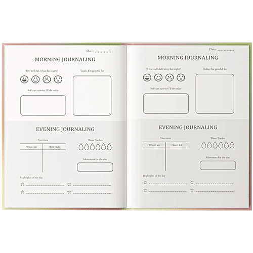 Little Birdie Wellness Journal Colours Of Life A5 176 Pages, 1 pc  
