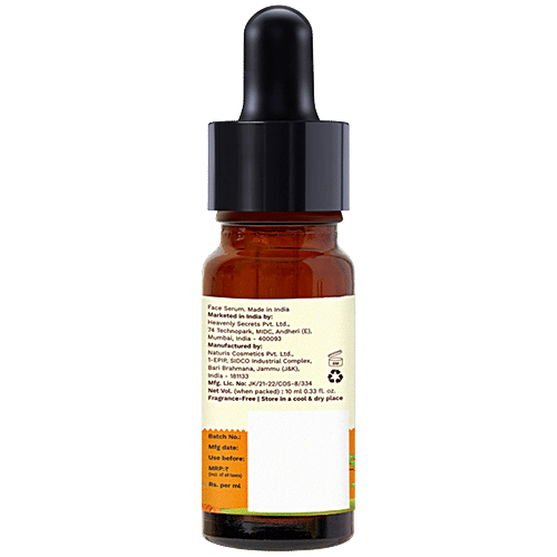 Pilgrim 10% Vitamin C Face Serum With 5% Niacinamide For Daily Brightness, 10 ml  For All Skin Types, Reduces Dark Spots