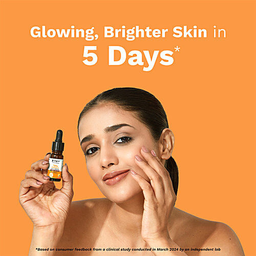 Pilgrim 10% Vitamin C Face Serum With 5% Niacinamide For Daily Brightness, 10 ml  For All Skin Types, Reduces Dark Spots