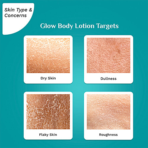 Pilgrim Spanish Squalane & Niacinamide Glow Body Lotion - With Cocoa Butter, 400 ml  48H Long-Lasting Moisturisation, For All Skin Types