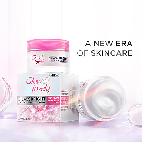 Glow & Lovely Glass Bright Ultralight Gel Creme, 23 g