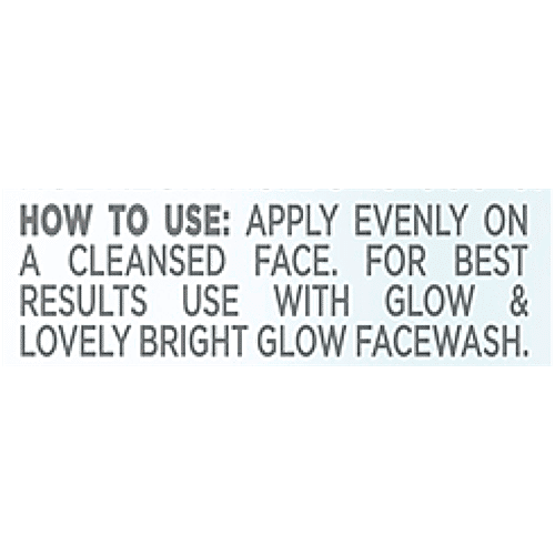 Glow & Lovely Glass Bright Ultralight Gel Creme, 23 g