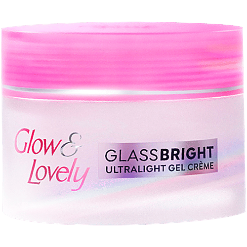 Glow & Lovely Glass Bright Ultralight Gel Creme, 50 g  