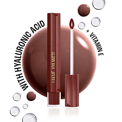 Lakme Hya Matte 9To5 Hya Matte Lip Color, 5.3 ml Monday Mocha