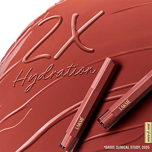 Lakme Hya Matte 9To5 Hya Matte Lip Color, 5.3 ml Monday Mocha