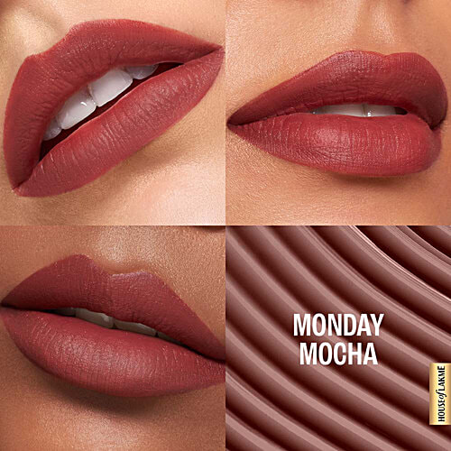 Lakme Hya Matte 9To5 Hya Matte Lip Color, 5.3 ml Monday Mocha