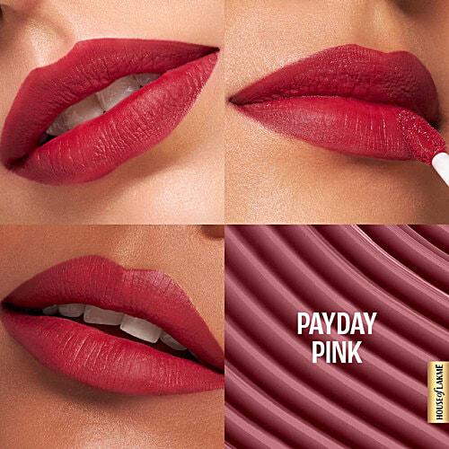 Lakme Hya Matte 9To5 Hya Matte Lip Color, 5.3 ml Payday Pink 
