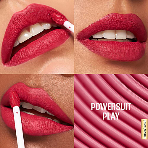 Lakme Hya Matte 9To5 Hya Matte Lip Color, 5.3 ml Powersuit Pink