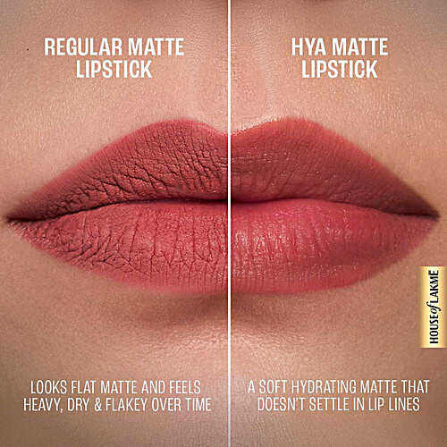 Lakme Hya Matte 9To5 Hya Matte Lipstick, 3.6 g Boss Lady Brown 