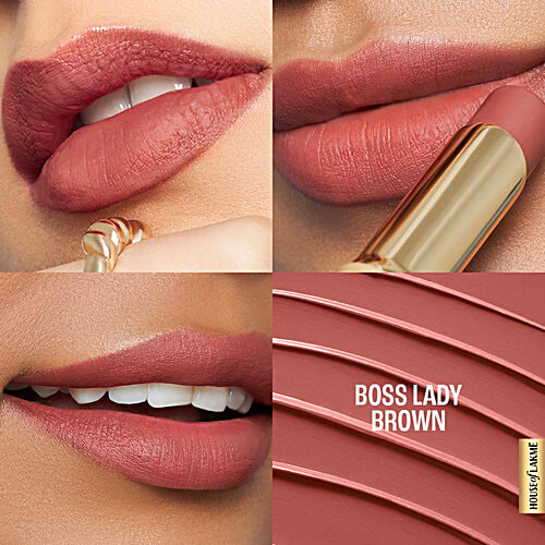 Lakme Hya Matte 9To5 Hya Matte Lipstick, 3.6 g Boss Lady Brown 