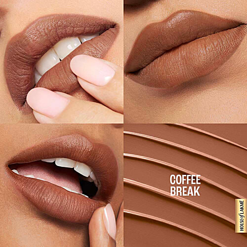 Lakme Hya Matte 9To5 Hya Matte Lipstick, 3.6 g Coffee Break 