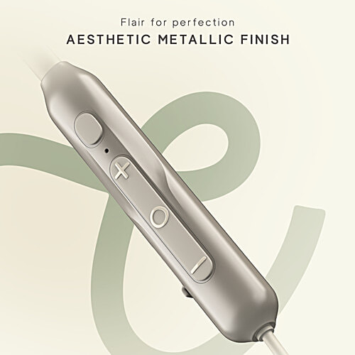 Noise Airwave Pro Bluetooth Wireless Neckband Earphones With Mic - Metallic Blue, 1 Unit  