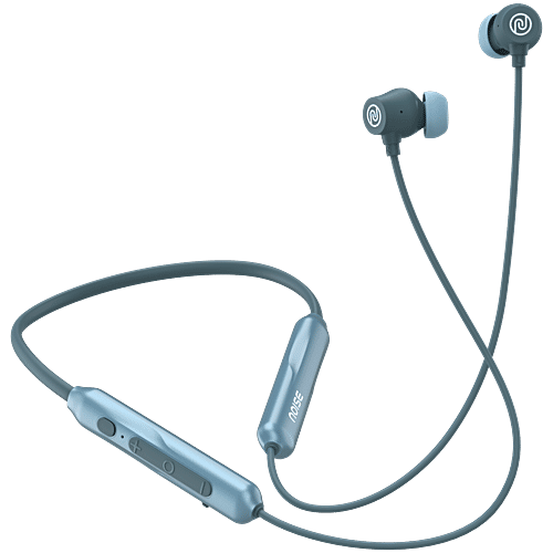 Noise Airwave Pro Bluetooth Wireless Neckband Earphones With Mic - Metallic Blue, 1 Unit  
